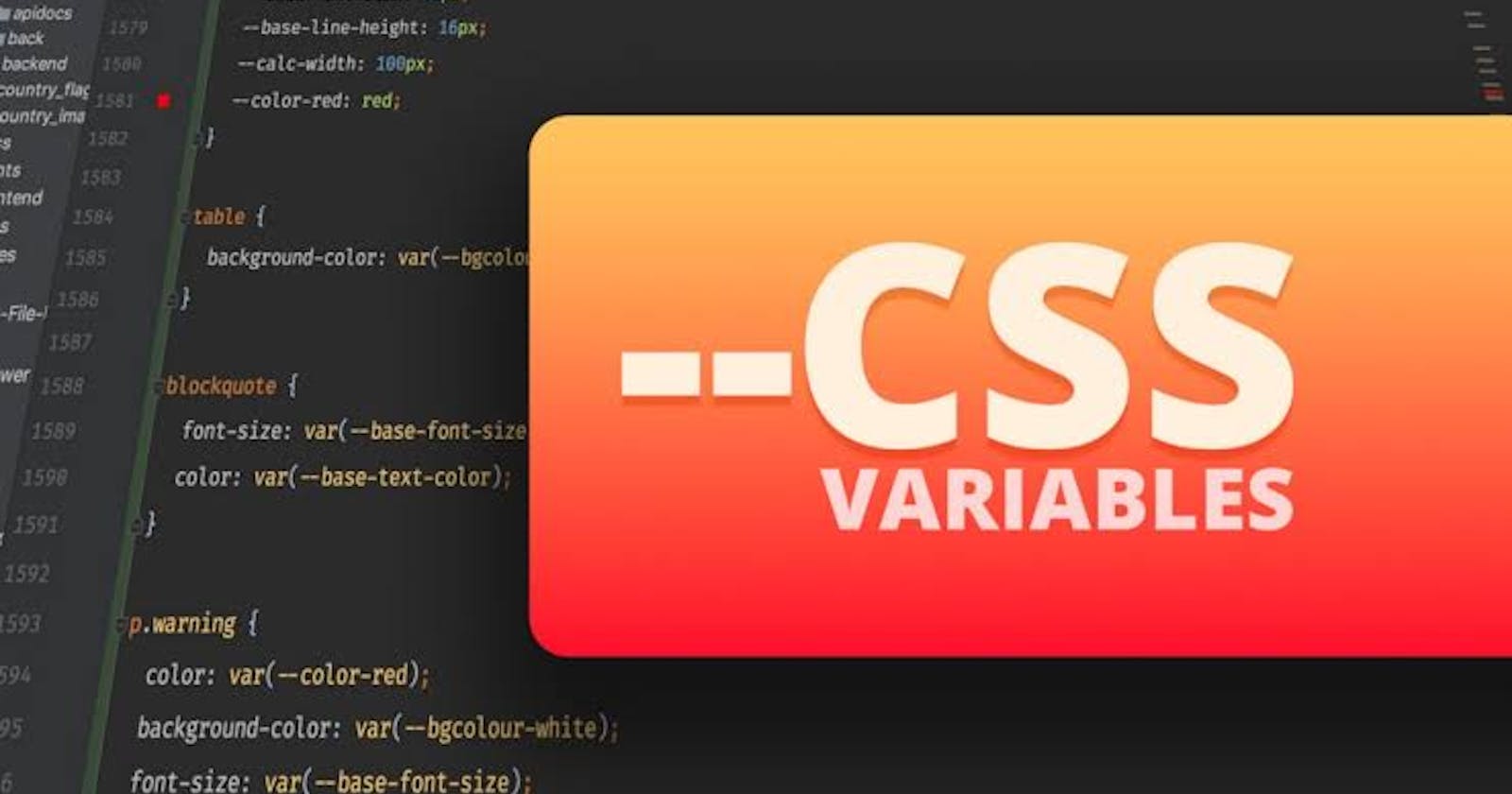 --css variables
