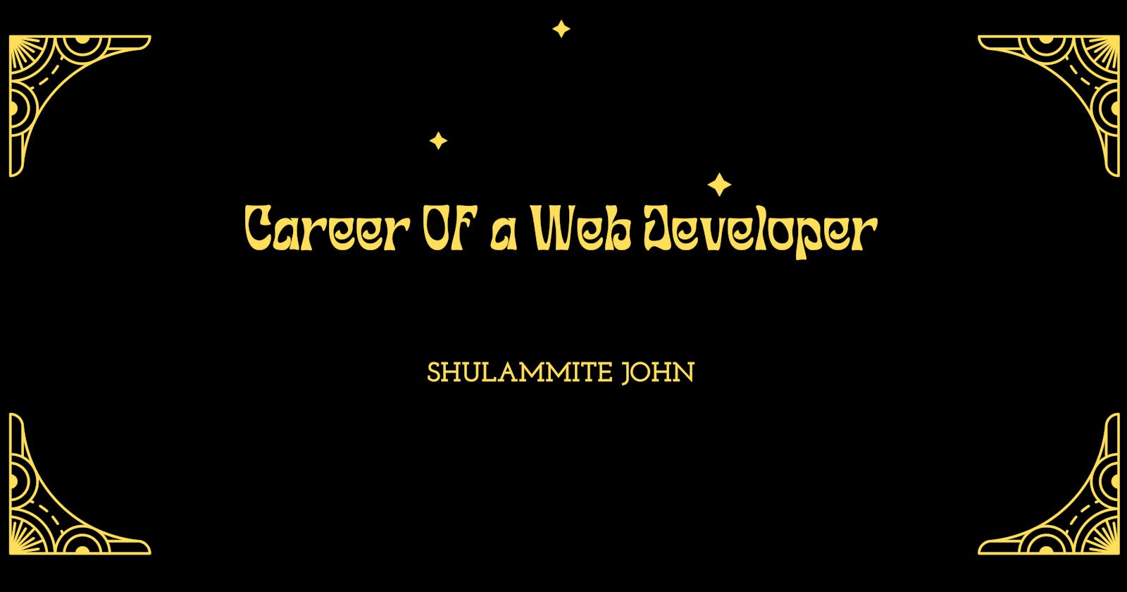 Career Of a Web Developer