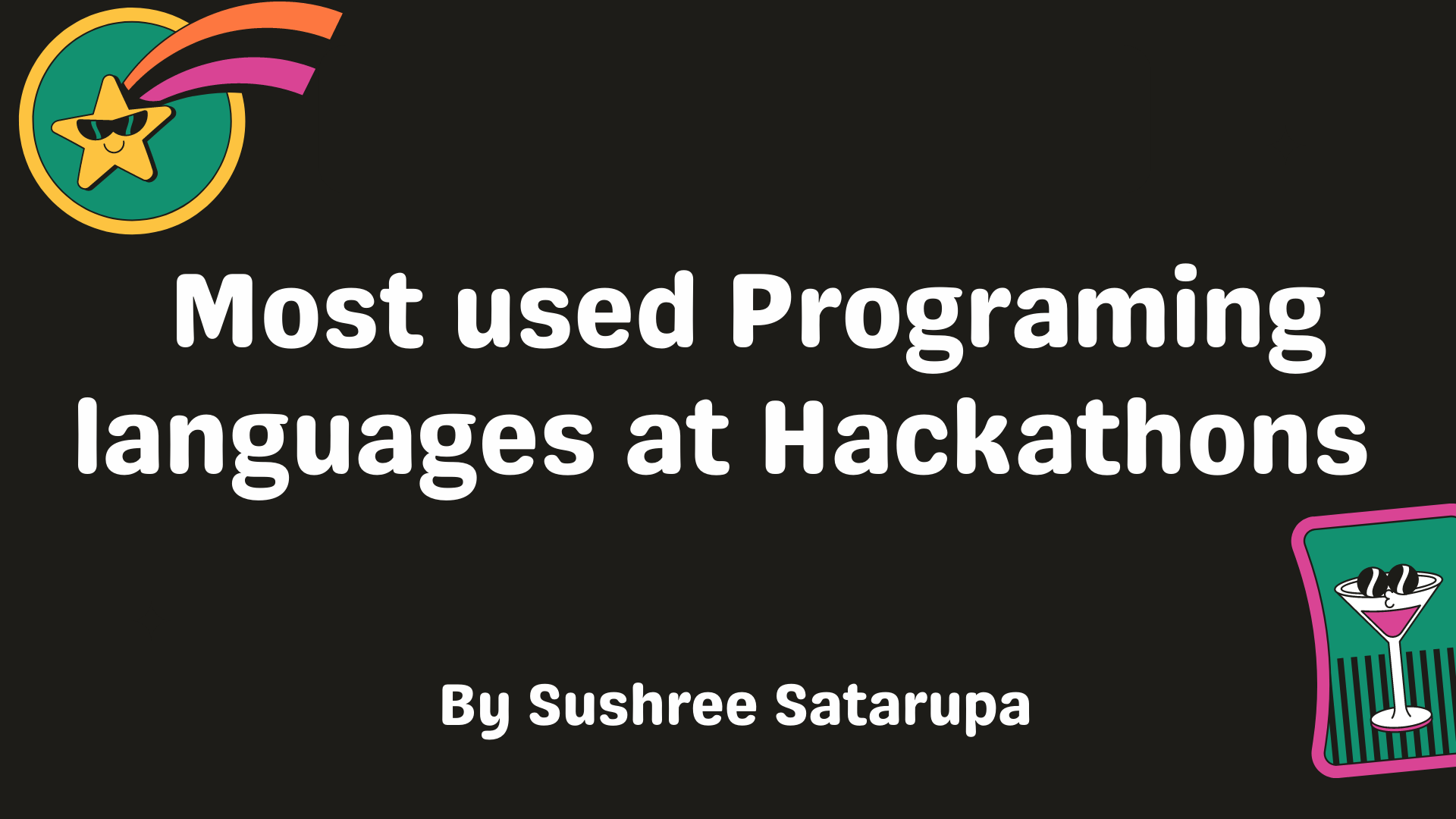 Most used Programing languages at Hackathons