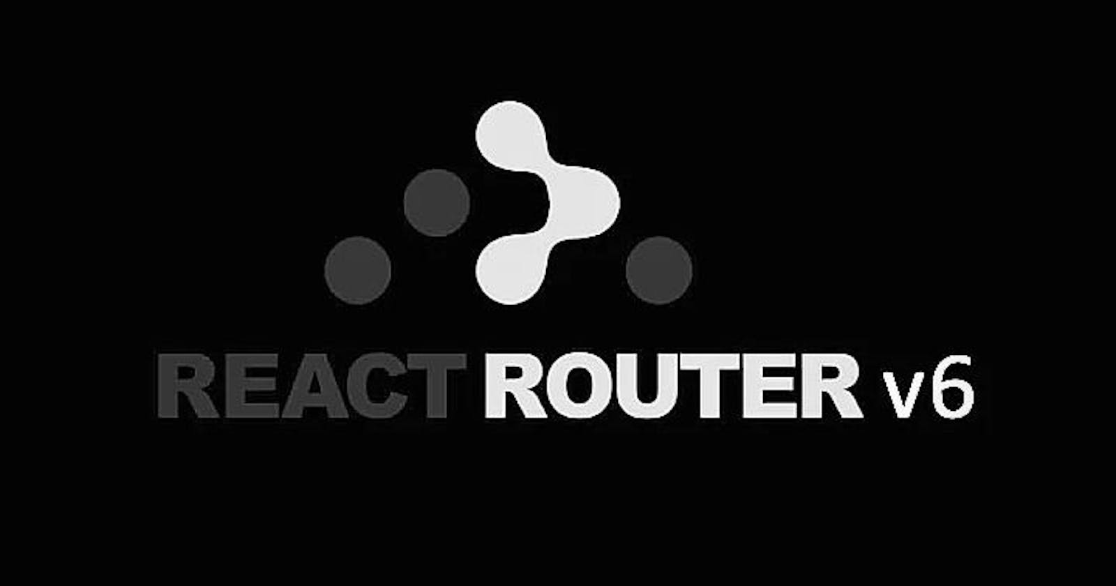 Getting Started With React Router