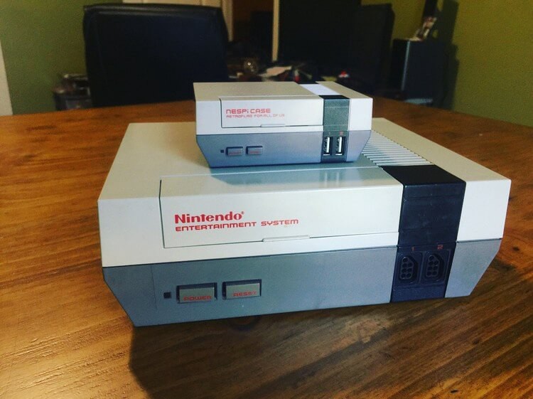 Original NES vs NESPi (image by TheCodingCouple.com)