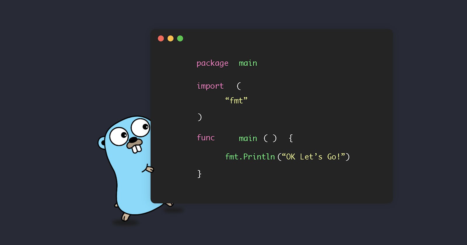 How to create a package in golang.