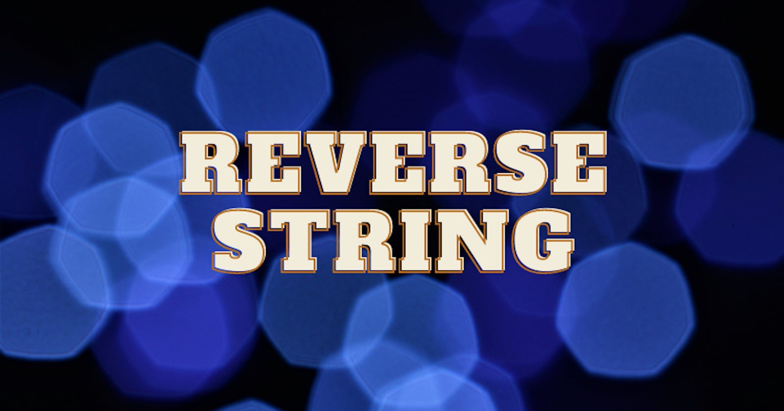 Reverse a string