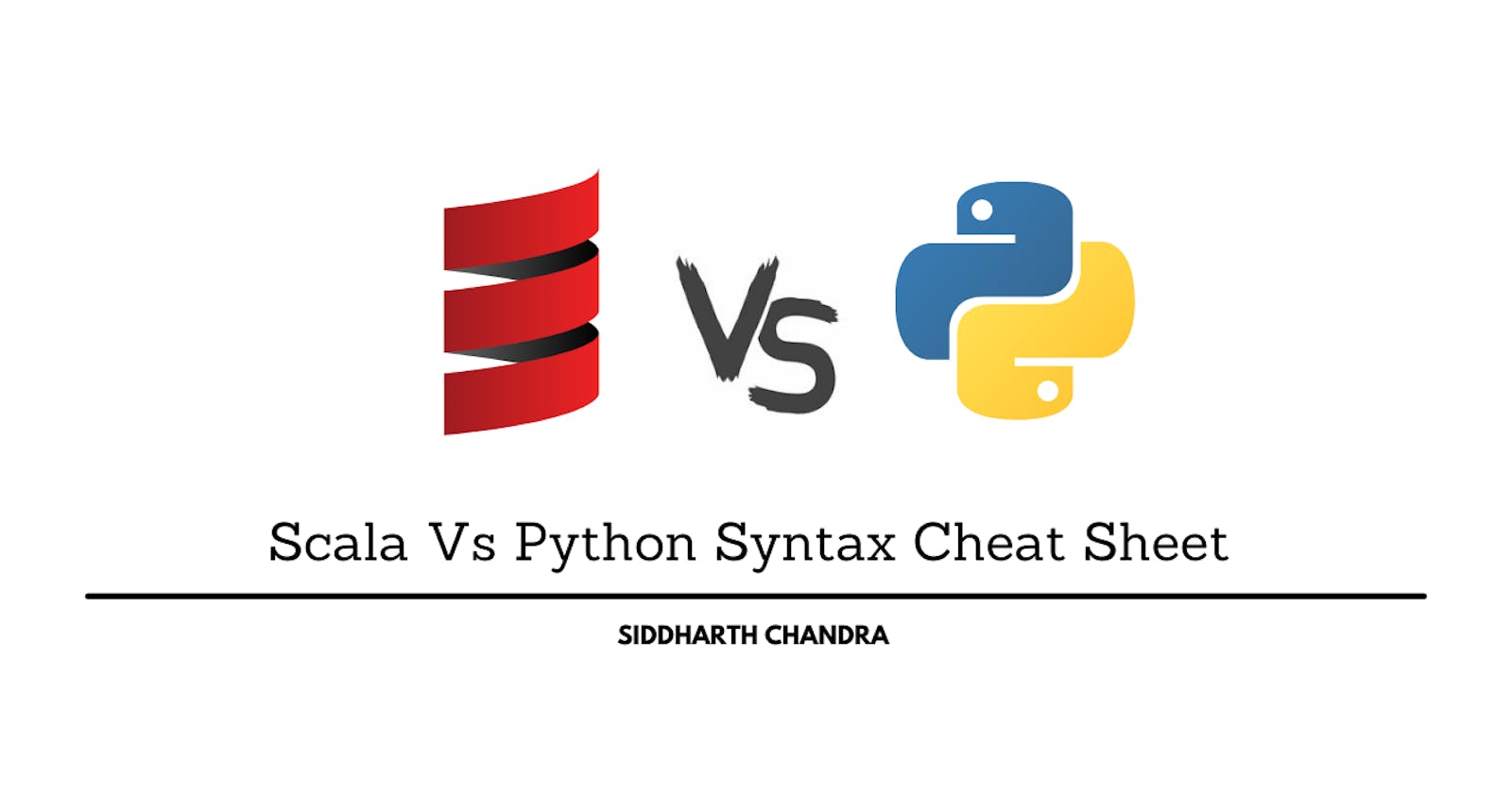 Scala Vs Python Syntax Cheat Sheet