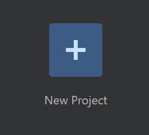 Yeni Proje Düğmesi