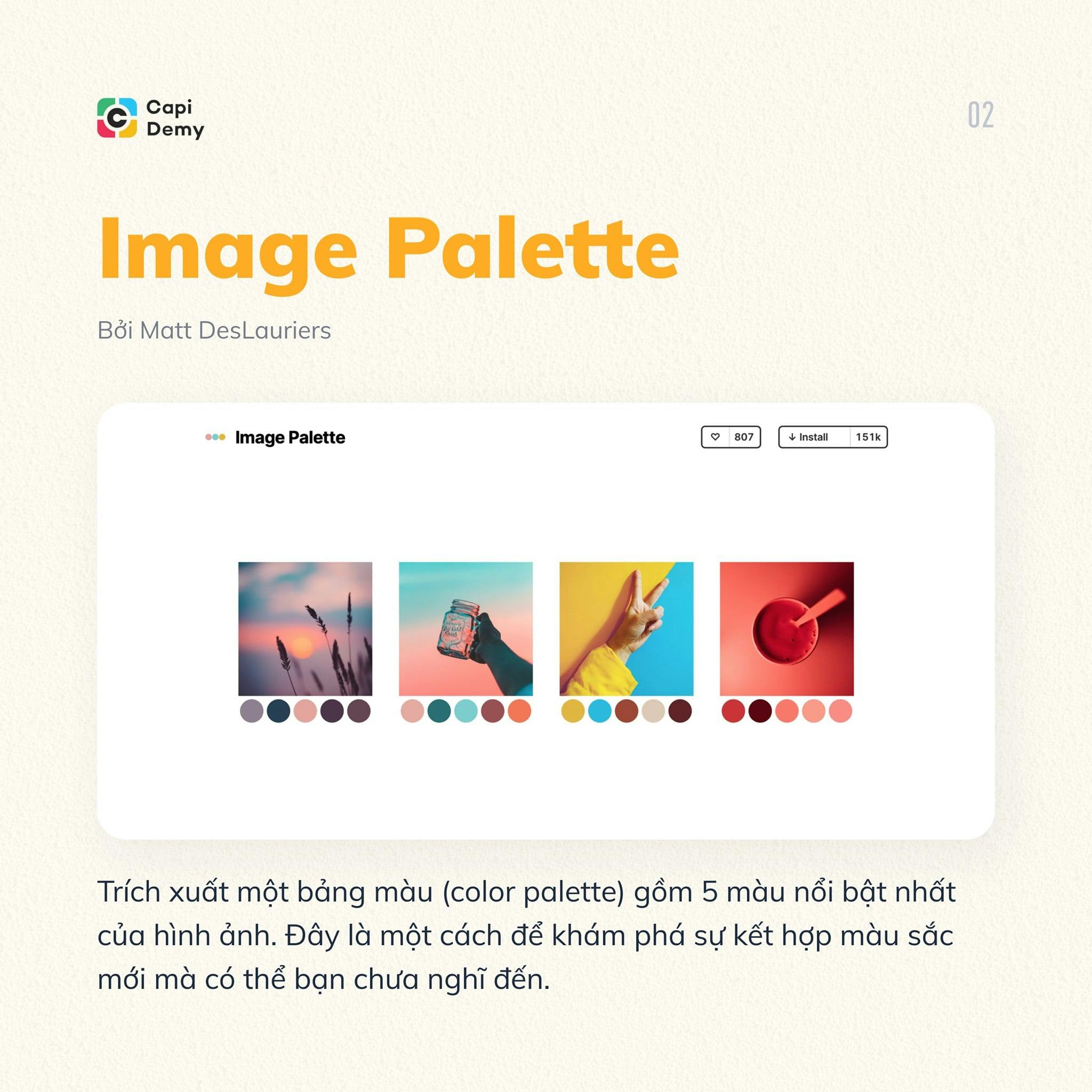 6 FIGMA PLUGINS BẠN NHẤT ĐỊNH PHẢI THỬ - Image Palette