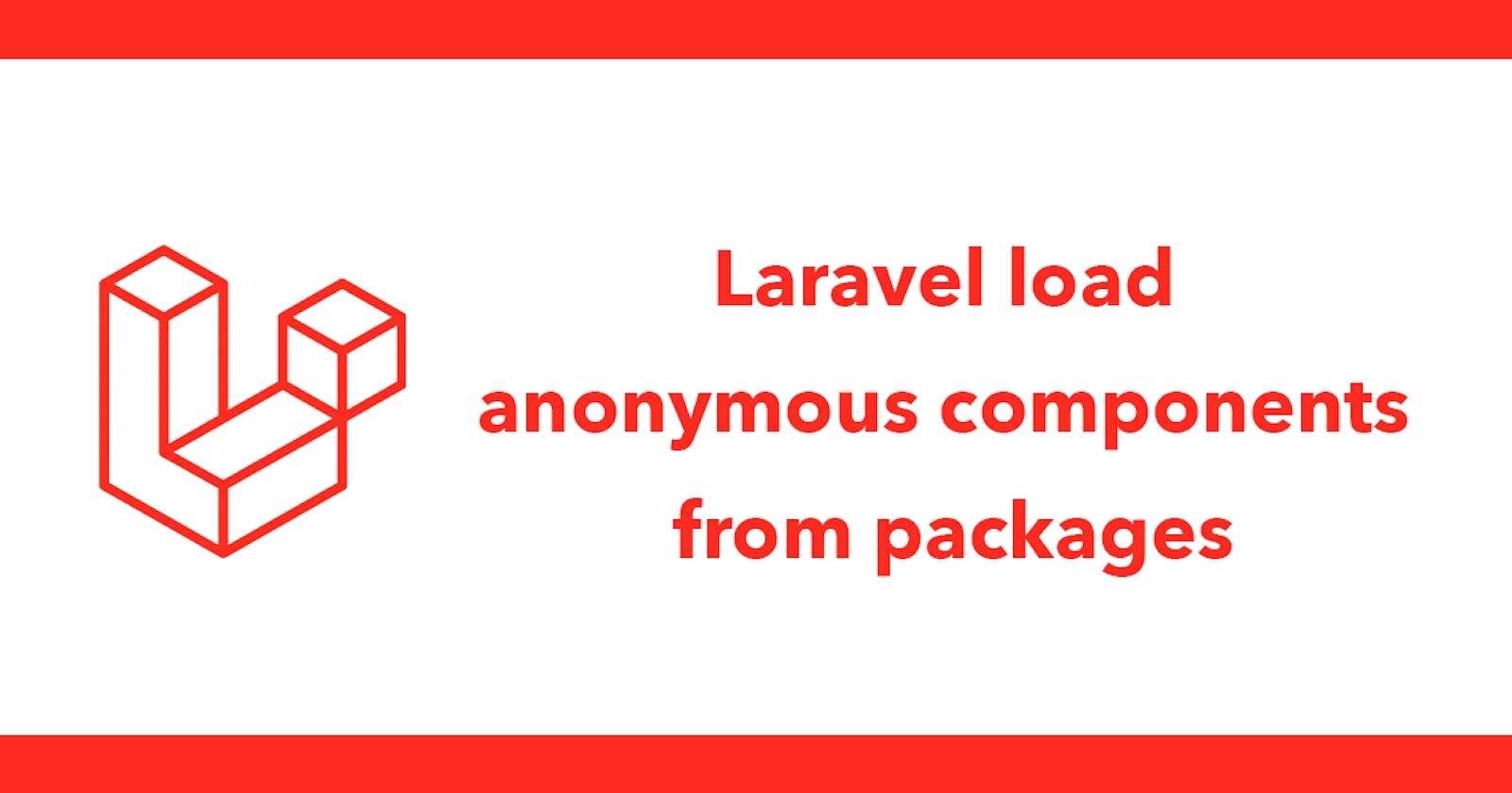 Laravel load anonymous components from packages