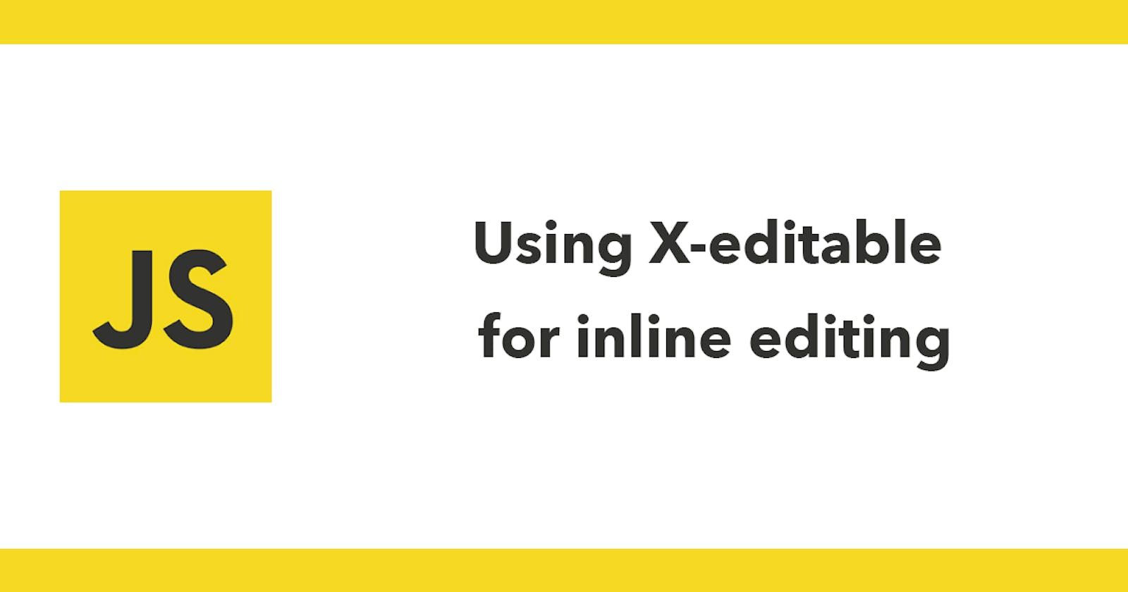Using X-editable for inline editing