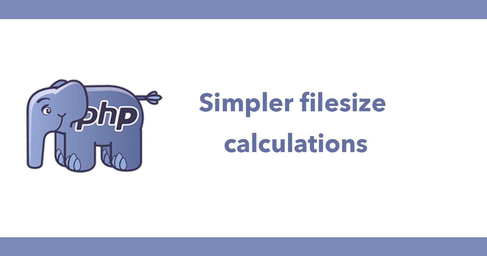 Simpler filesize calculations