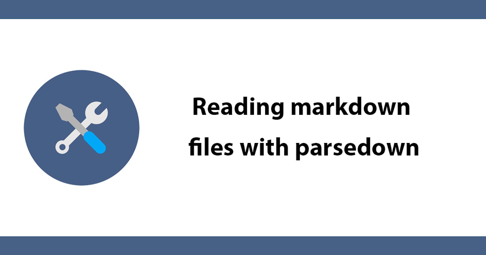 Reading markdown files with parsedown