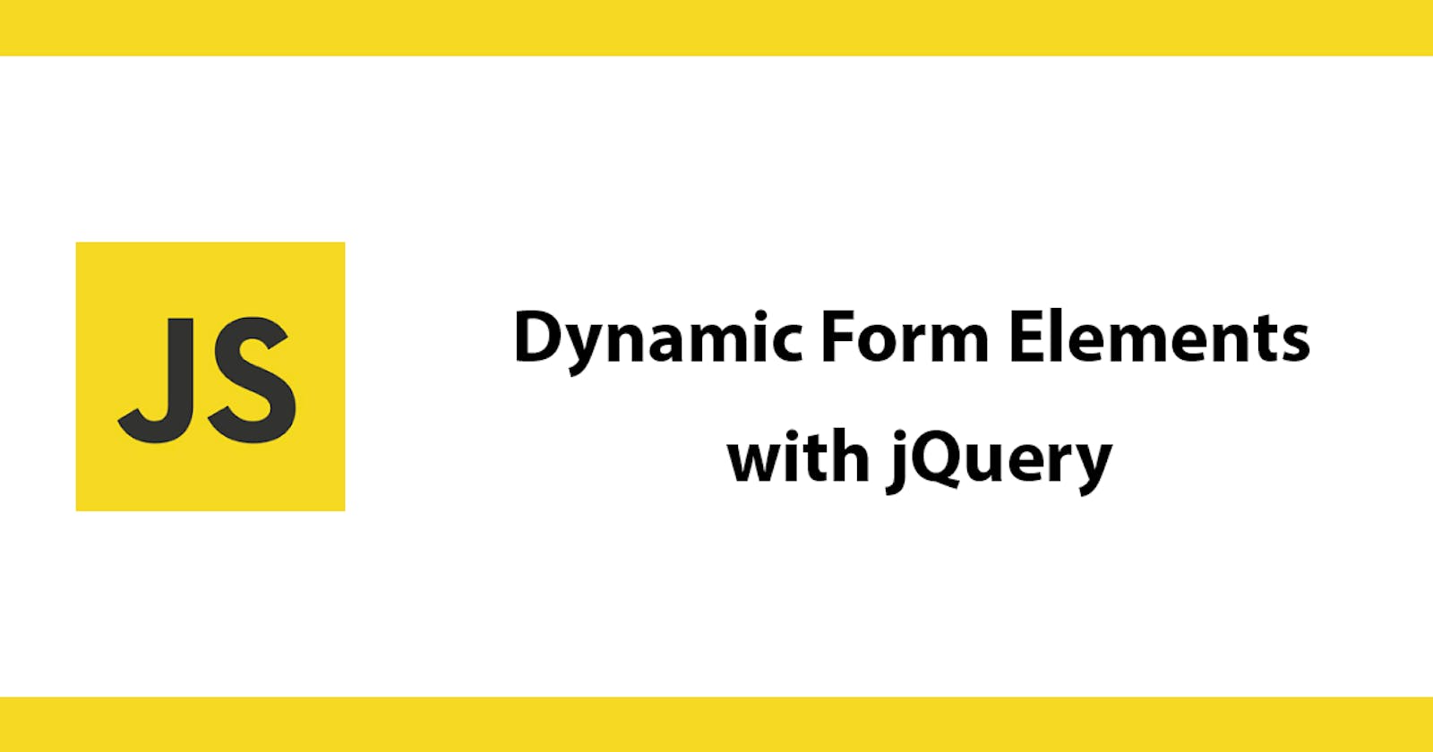 Dynamic Form Elements with jQuery