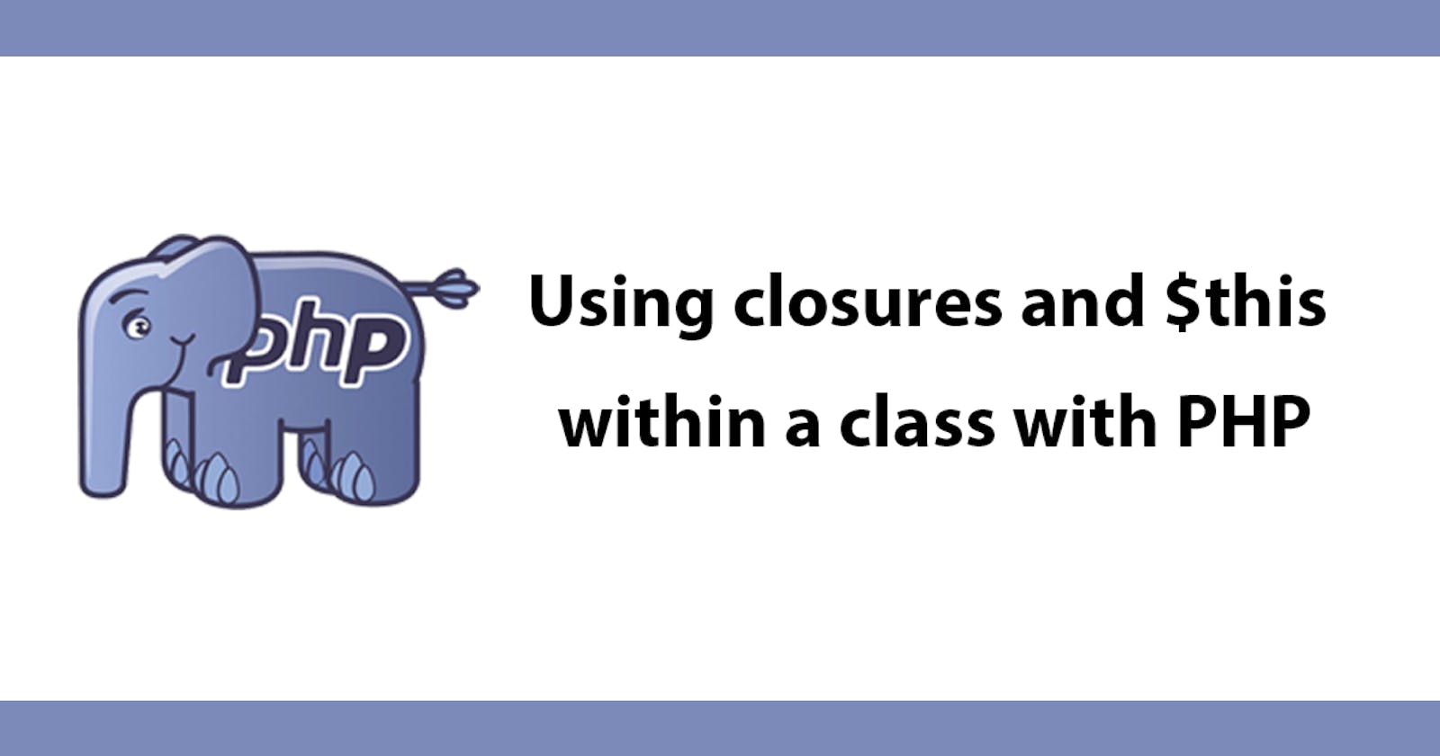 Using closures and $this within a class with PHP
