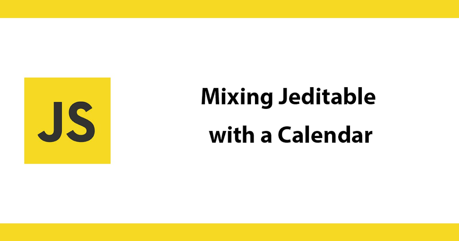Mixing Jeditable with a Calendar