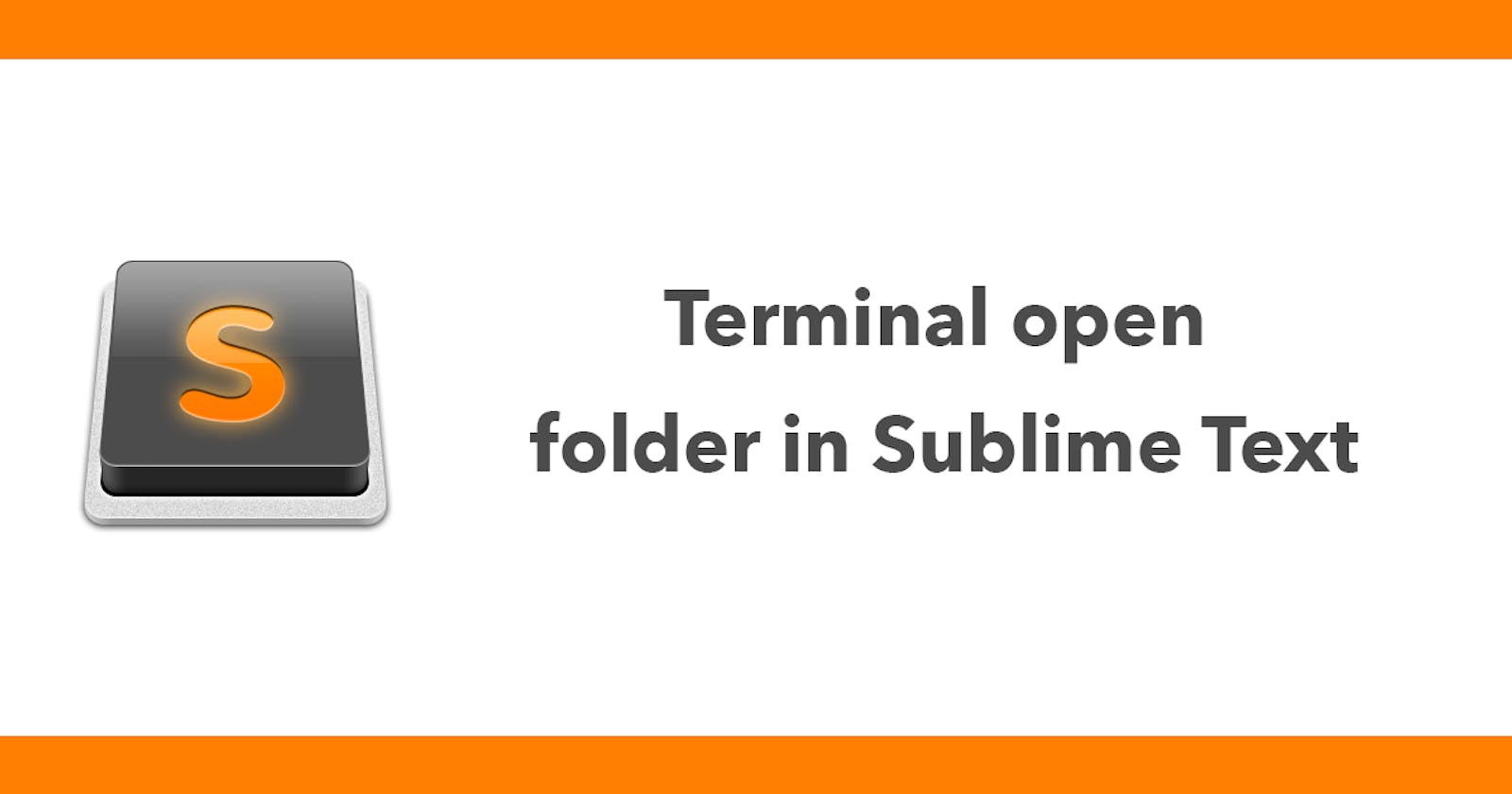 Terminal open folder in Sublime Text