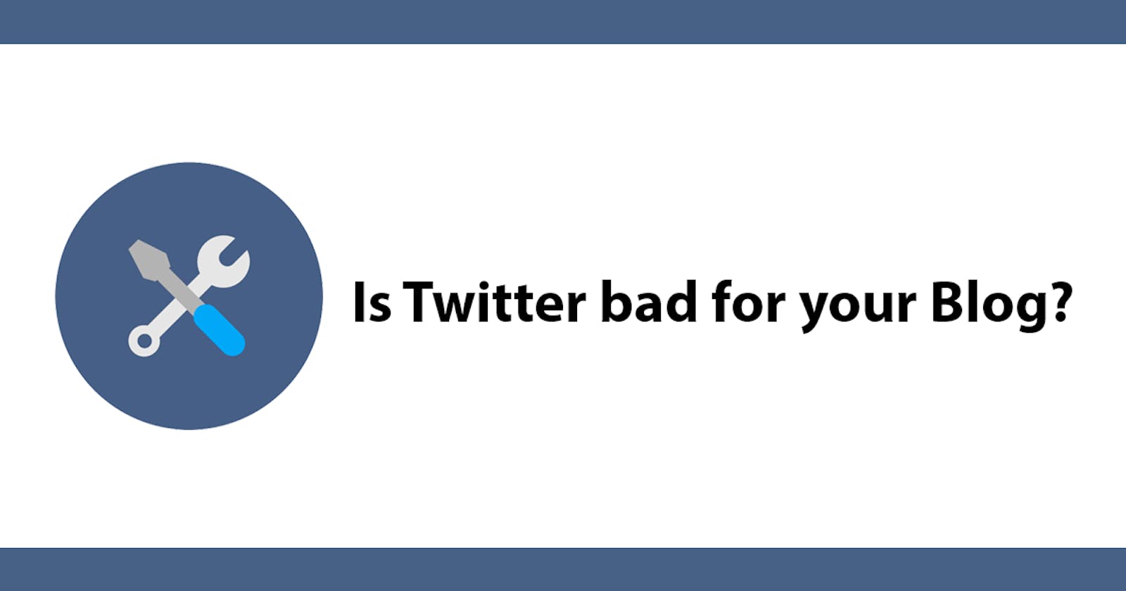 Is Twitter bad for your Blog?