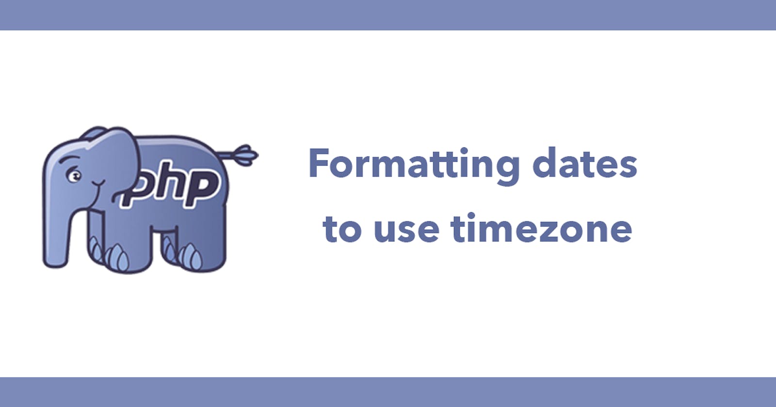 Formatting dates to use timezone