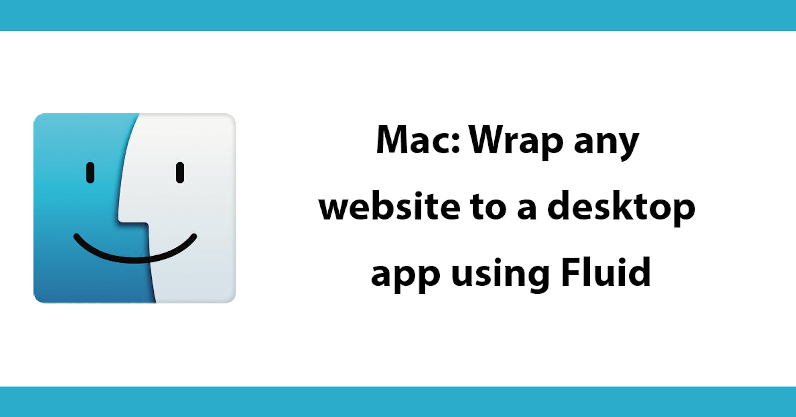 Mac: Wrap any website to a desktop app using Fluid