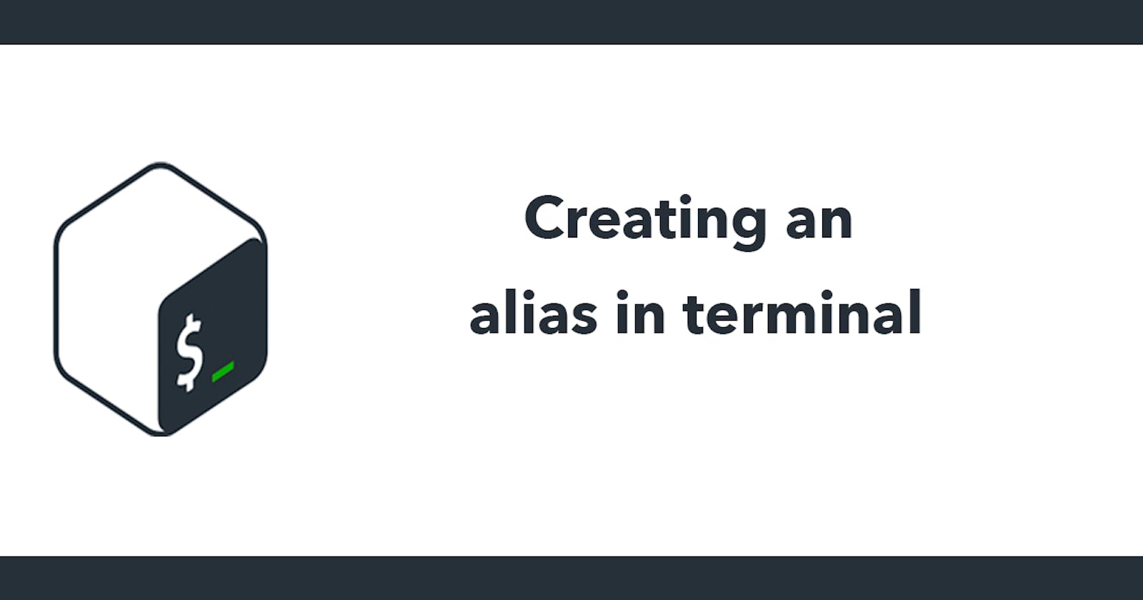 Creating an alias in terminal