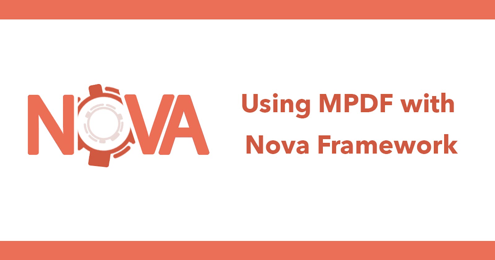 Using MPDF with Nova Framework