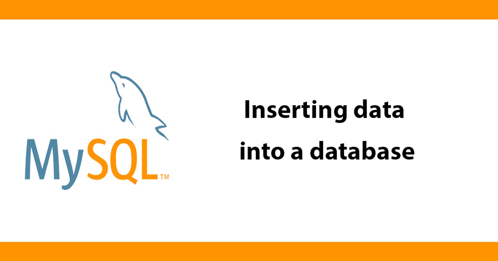 Inserting data into a database