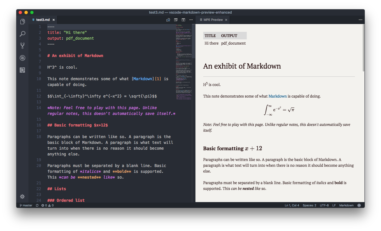 Markdown Preview Enhanced