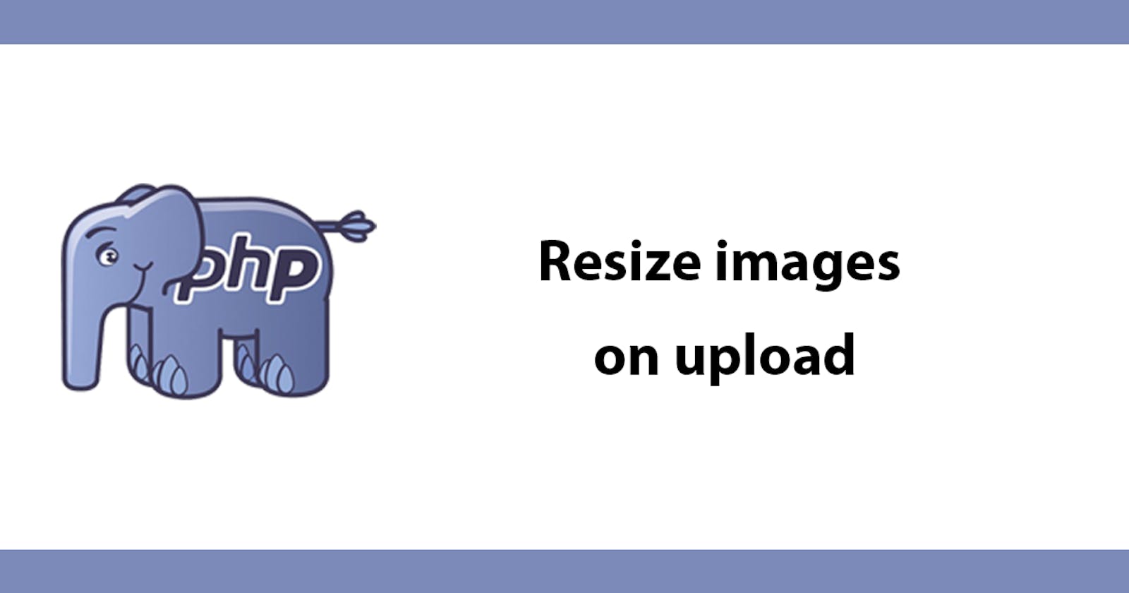 Resize images on upload