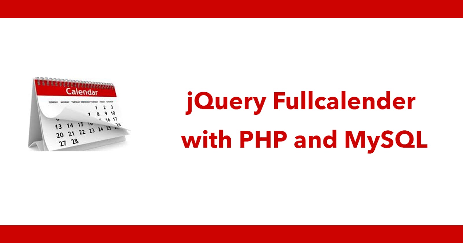 jQuery Fullcalender with PHP and MySQL