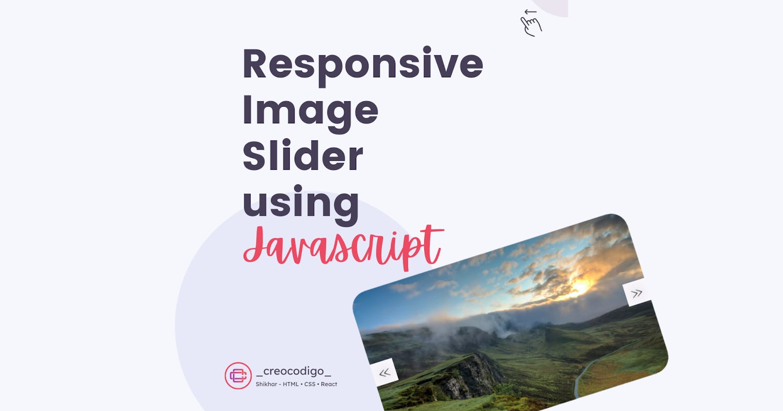 Responsive Image Slider using JavaScript