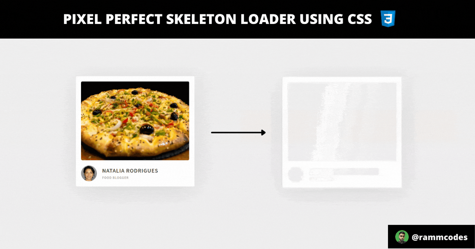 Build a Pixel Perfect Skeleton Loader Using CSS 🚀