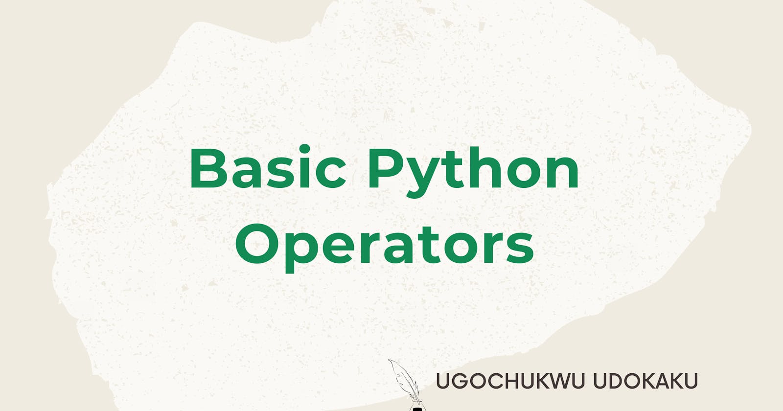 Basic Python Operators
