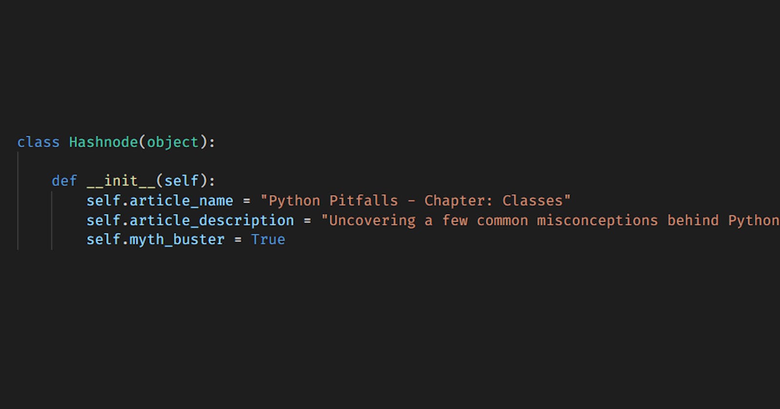 Python Pitfalls - Chapter: Classes