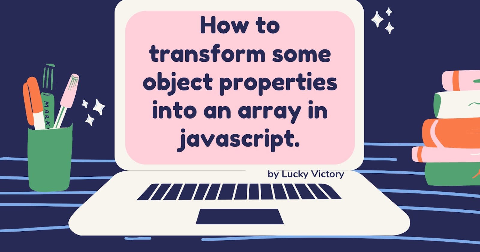 How to transform object properties into an array in Javascript.