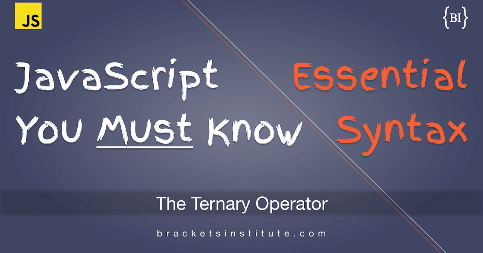 The Ternary Operator