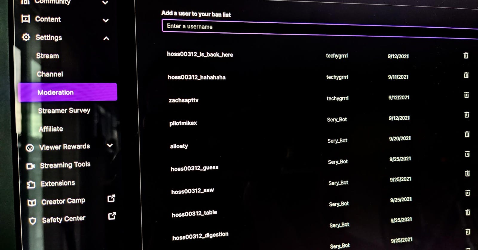 Preventing hate raid bot disruptions during your Twitch stream