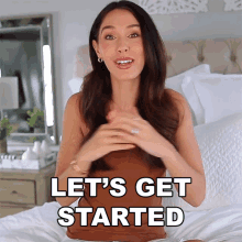 gif of a lady saying let's get started