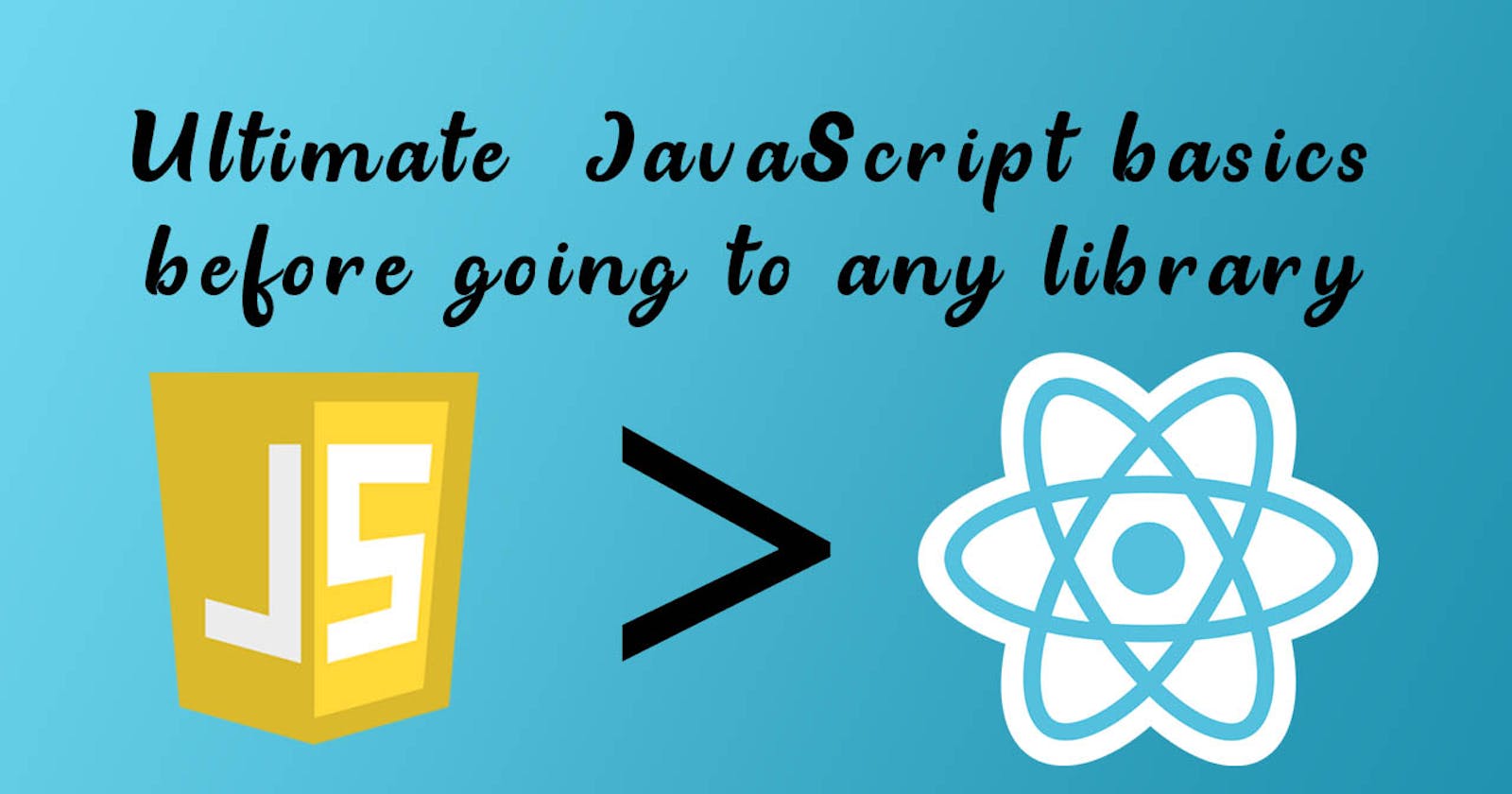 Ultimate JavaScript basics before any library