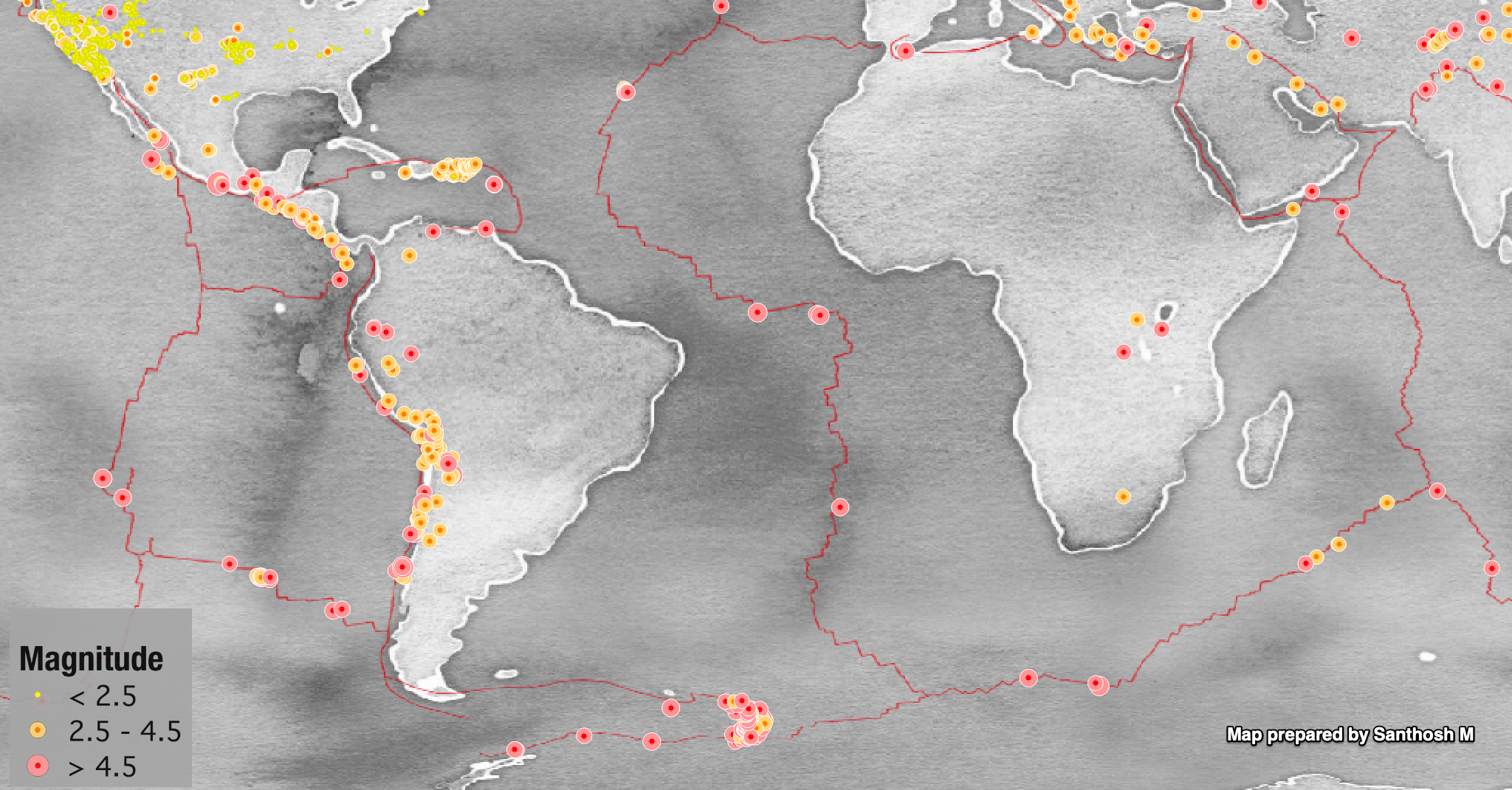 Usgs Earthquakes Kml Feed Download Earthquake Data From Usgs In Python