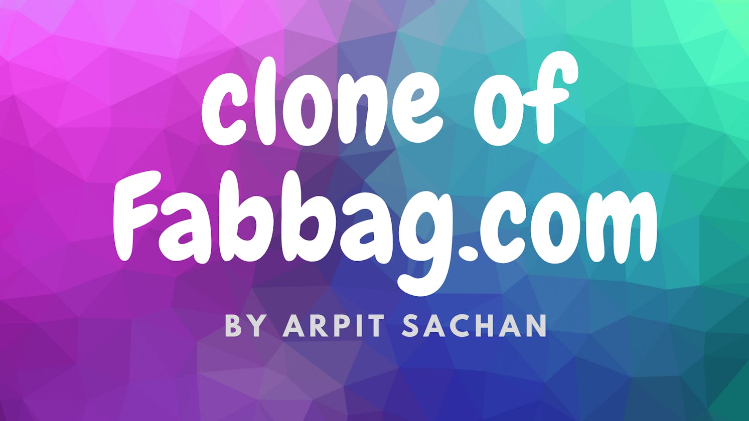 Make a clone of Fabbag.com