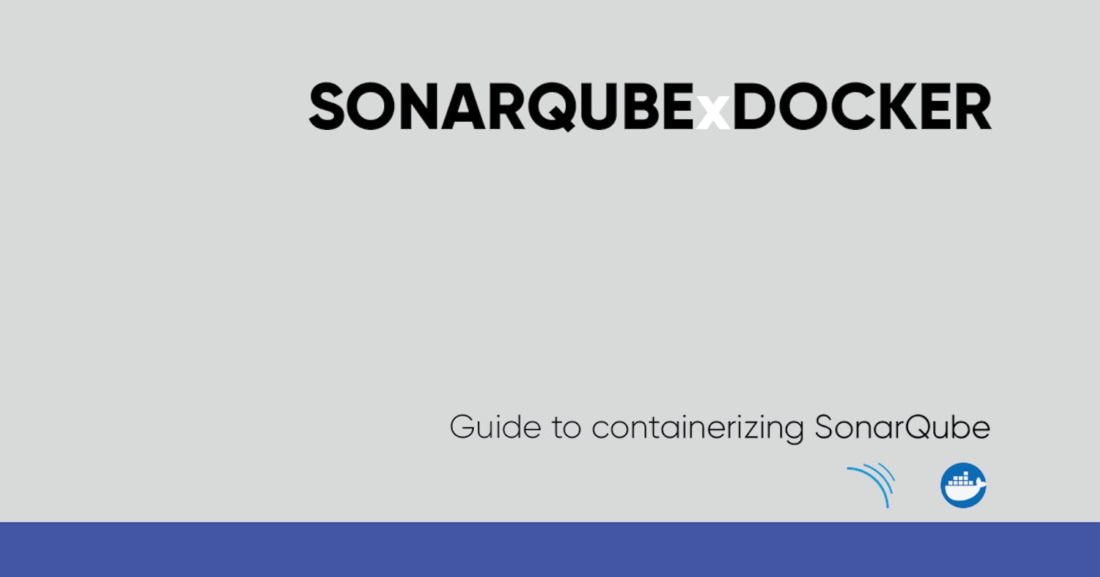 Launching A SonarQube Docker Container
