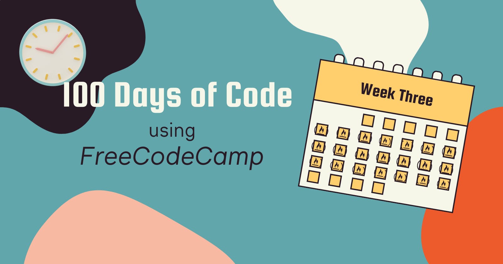 100DaysOfCode using FreeCodeCamp - Week 3