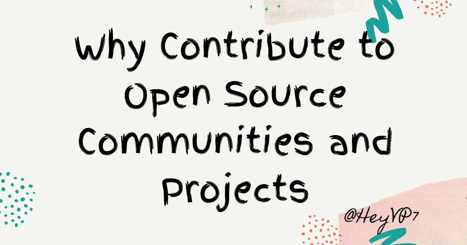 Why to Contribute to Open source