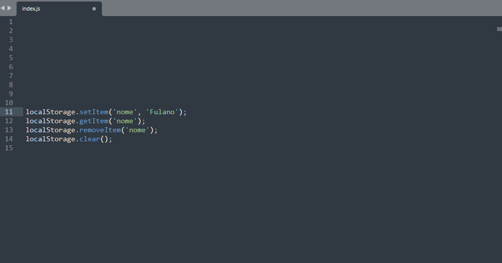 Aprenda a utilizar o localStorage no javascript