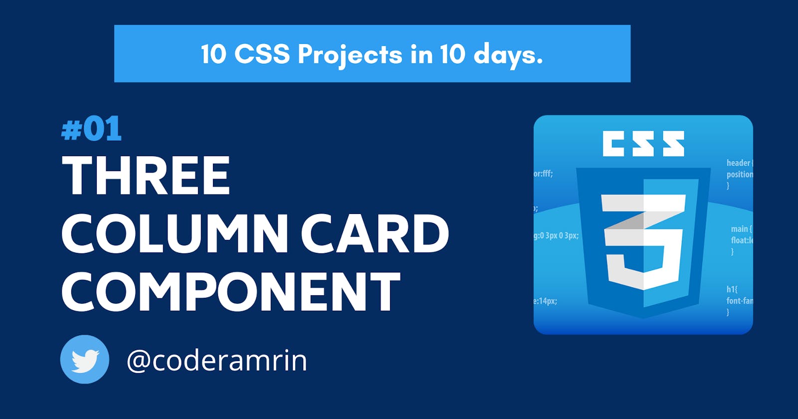 Build 10 CSS Projects in 10 days: Project 1