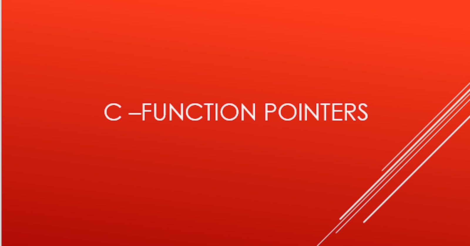 Function Pointers