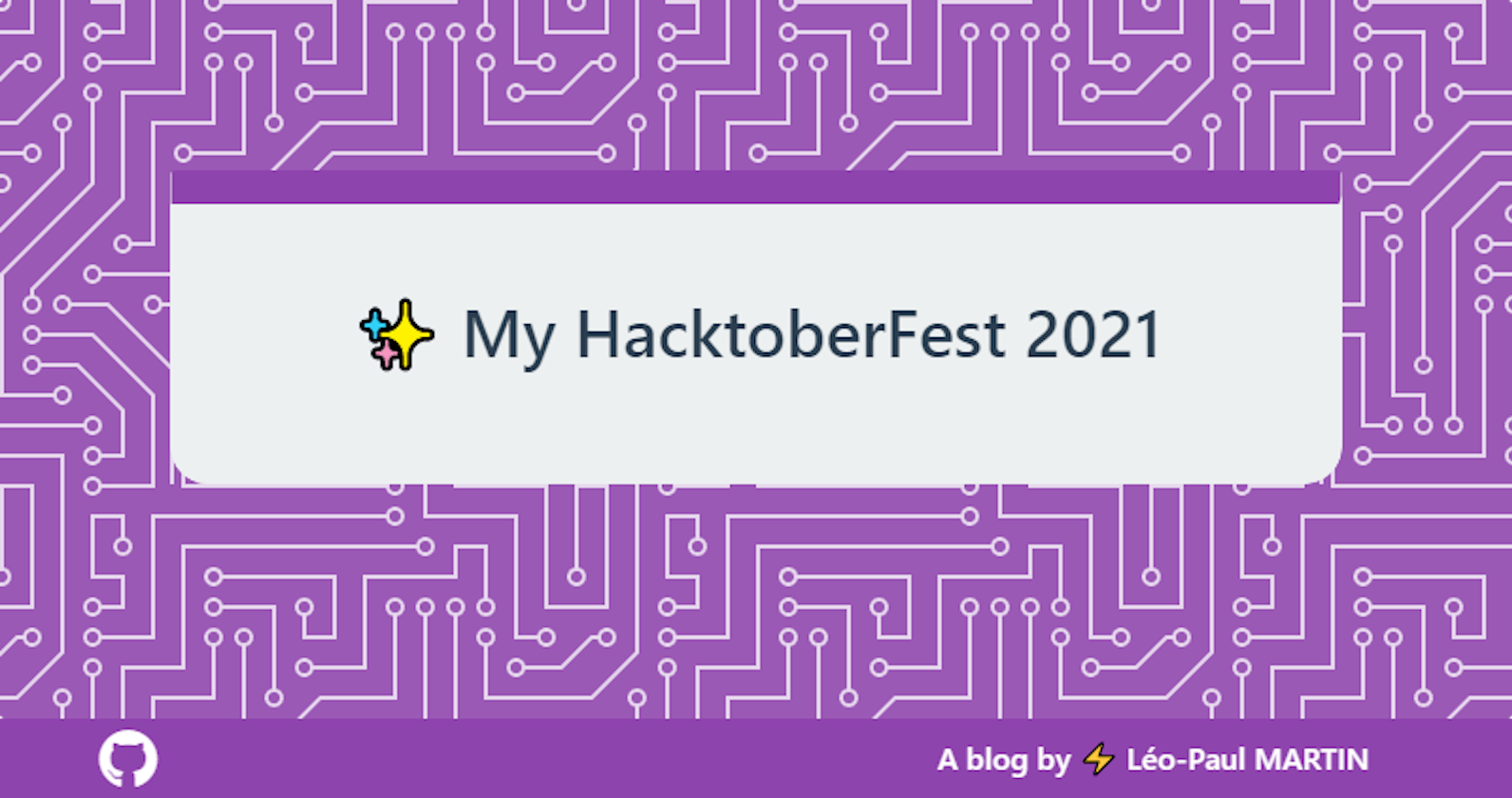 ✨ My HacktoberFest 2021