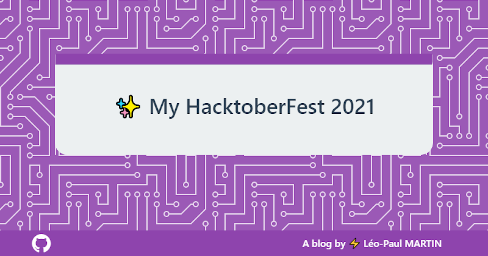 ✨ My HacktoberFest 2021