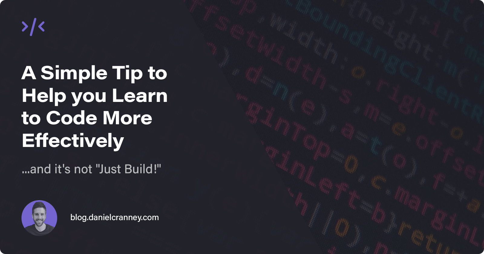 A Simple Tip to Help you Learn to Code More Effectively