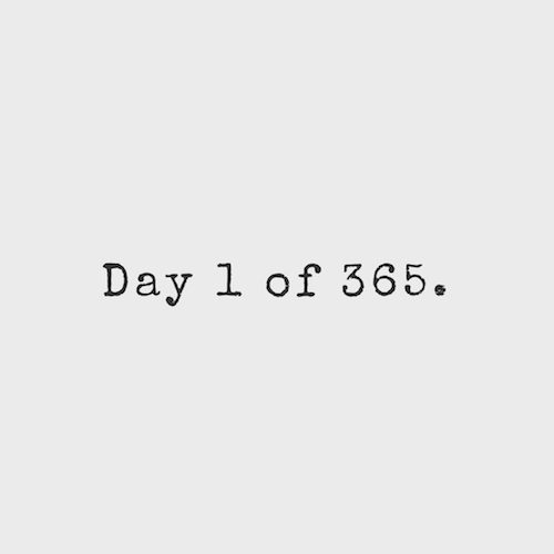 Day 1 of 365 challenge