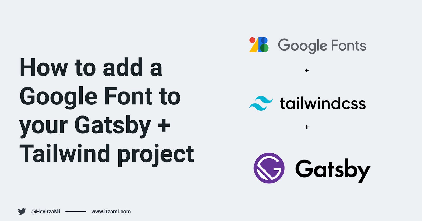 How to add a Google Font to your Gatsby + Tailwind project