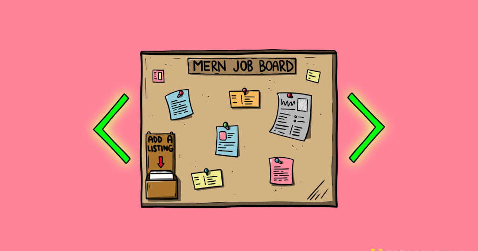 Build a MERN Job Board